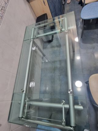 Mesa de cristal para cocina