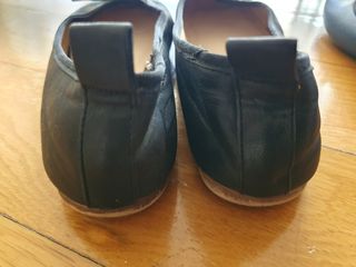 Bailarina zapato negro estrella zara niña