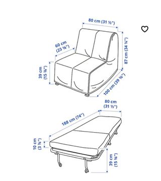 Sillon-cama Ikea