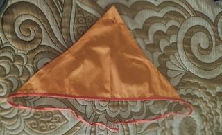 Pañueleta niña bicolor(naranja )