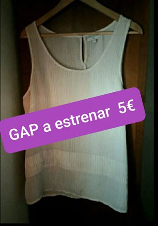 Sin mangas de la marca GAP, a estrenar
