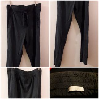 Pantalones de Zara tipo leggins talla L, gris mare