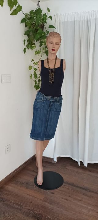 Falda vaquera Zara talla s