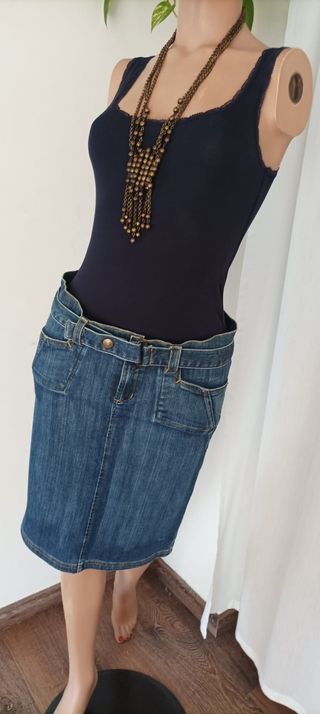 Falda vaquera Zara talla s