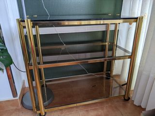 Mesa móvil, con ruedas