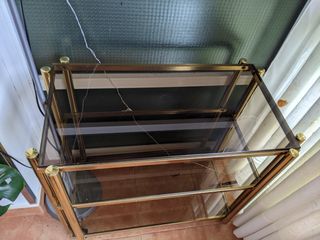 Mesa móvil, con ruedas