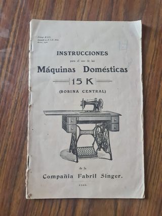 maquina de coser Singer de 1906