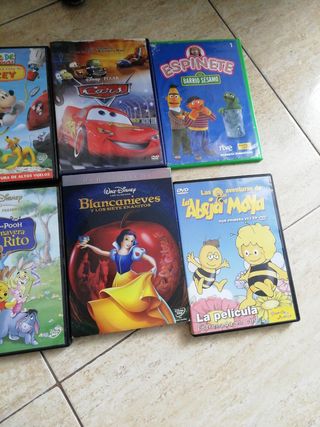 CD, películas de niños