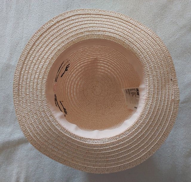 Chapéu "Estilo Palha" Menina, 6-8A