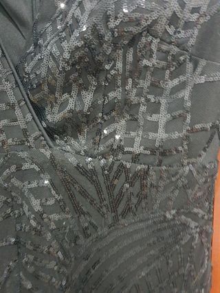 Vestido negro de fiesta Talla L