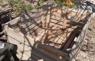 Cama de cultivo madera macetero huerto jardinera