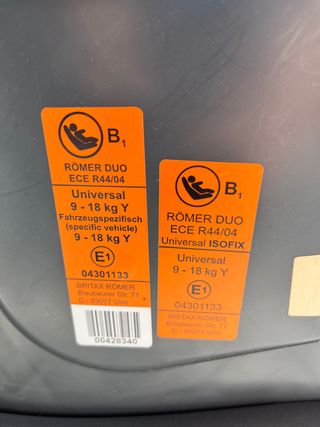 Silla coche infantil Römer