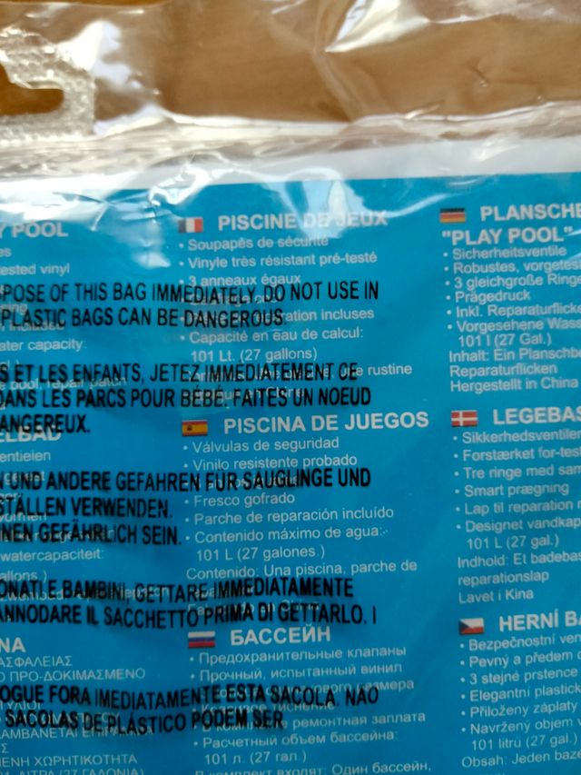 piscina hinchable Bestway precintada