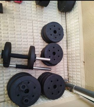 30kg Dumbell Mancuernas ajustables 30kg NUEVO