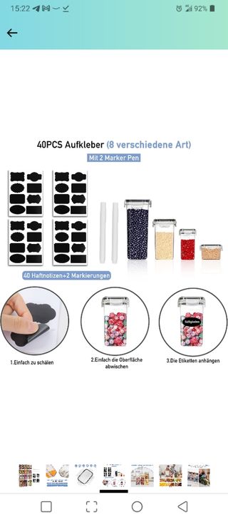 Pack 25 recipientes almacenaje