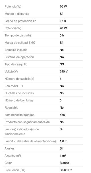 Ventilador nebulizador Tristar NUEVO