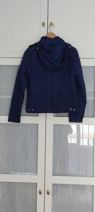 Plumifero azul marino corto talla M Massimo D