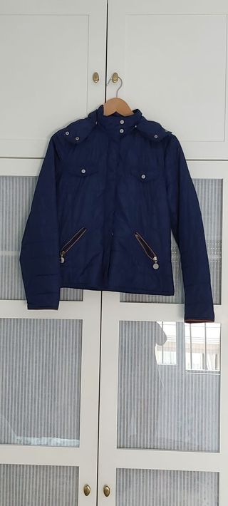 Plumifero azul marino corto talla M Massimo D