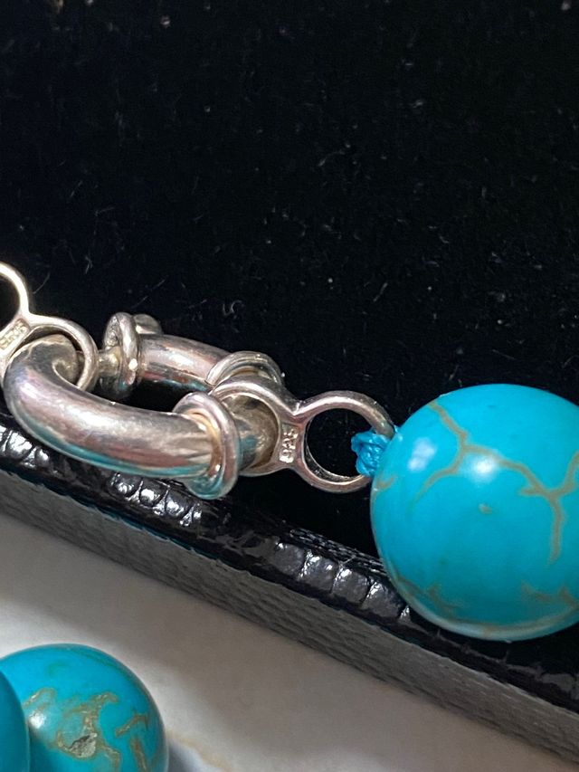 Parure Argento artigianale Turchese