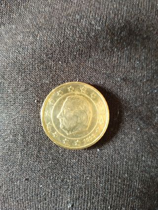 Moneda de 50 centimos de Bélgica 