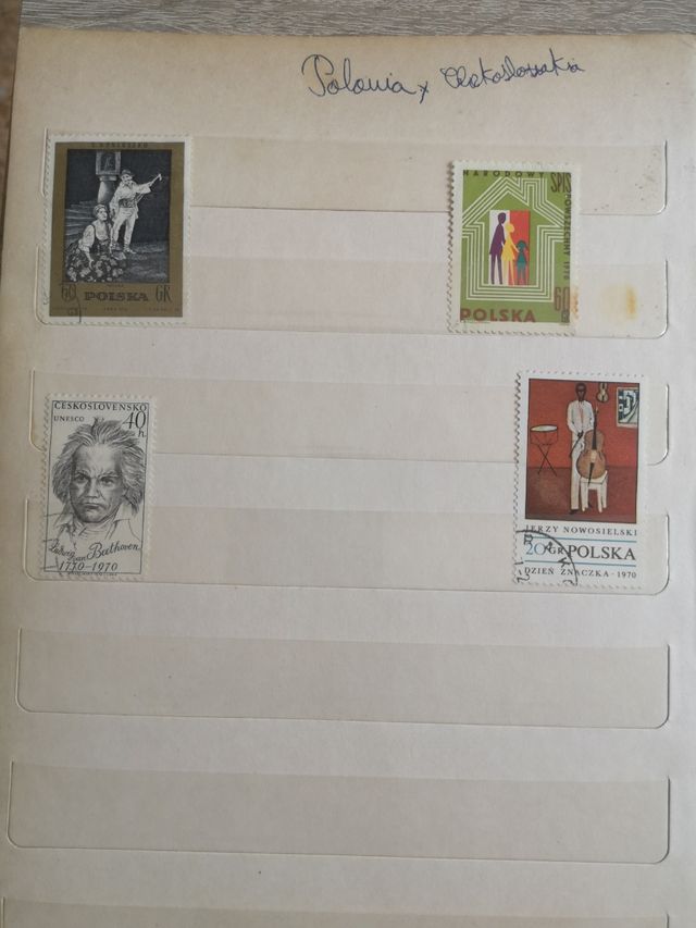 Colección de sellos de muchos países