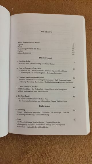 Vendo libro: The flute book.