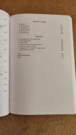 Vendo libro: The flute book.