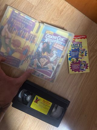 Lote peliculas disney originales vhs