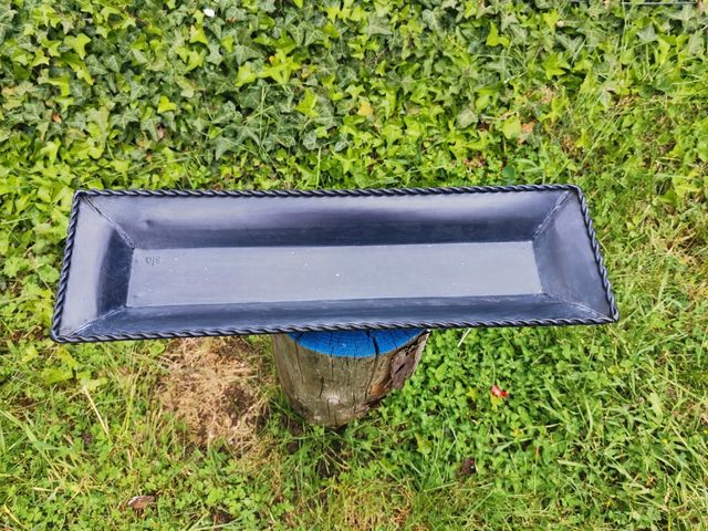 vassoio in blu scuro/nero, marchio Sia