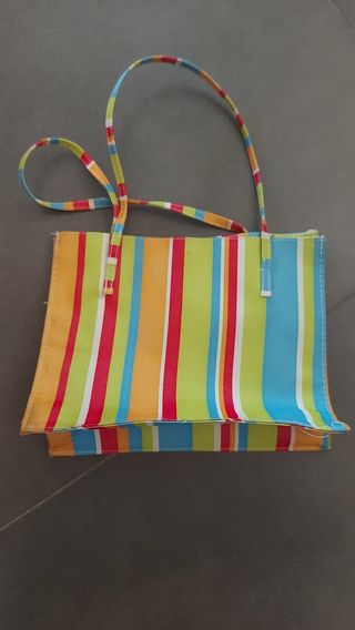 Bolso rayas de colores