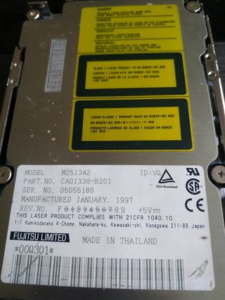 unidad magneto-optica fujitsu scsi