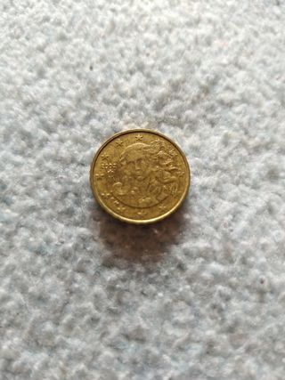 Moneda de 10 centimos de Italia 