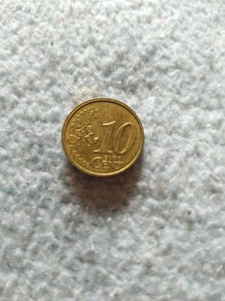 Moneda de 10 centimos de Italia 