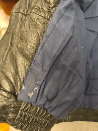 Cazadora piel hombre borrego