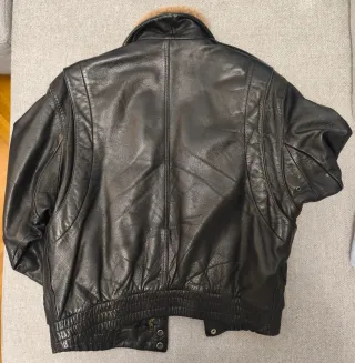 Cazadora piel hombre borrego