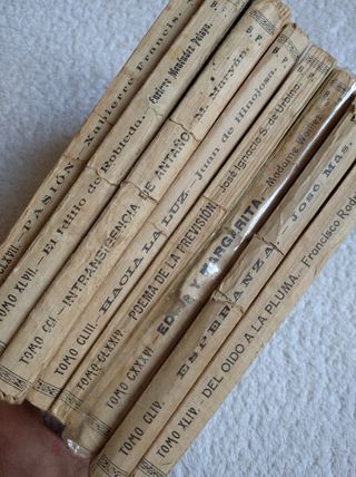 8 NOVELAS ANTIGUAS "BIBLIOTECA PATRIA" AÑO 1918-21