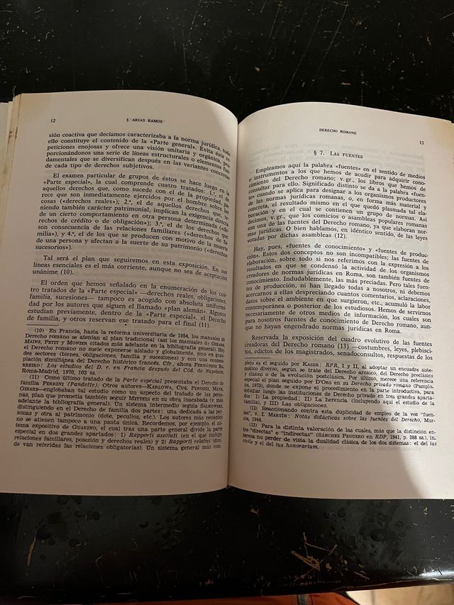 Sinopsis de DERECHO ROMANO TOMO I Y II