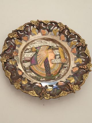 Piatto da appendere Cleopatra regina d'Egitto
