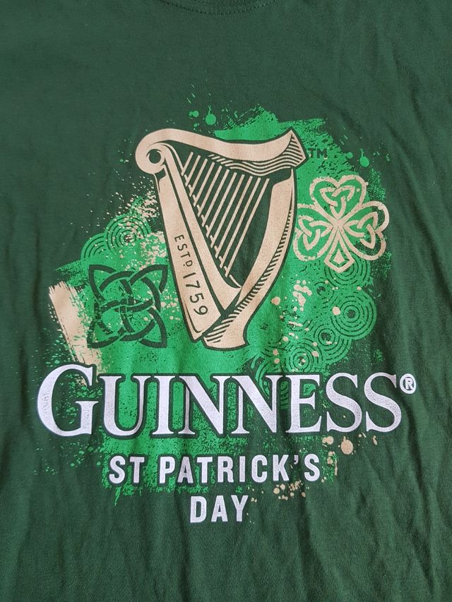 Camiseta Guiness San Patrick`s Day. Talla M