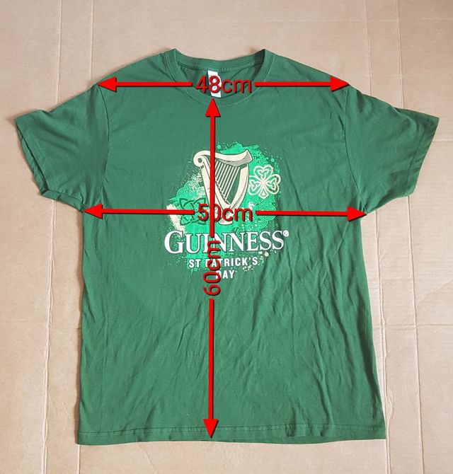 Camiseta Guiness San Patrick`s Day. Talla M