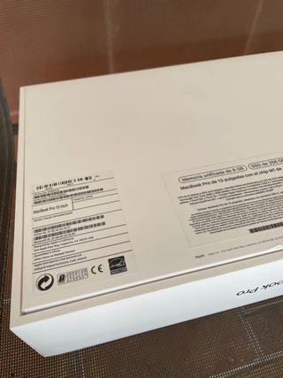 Caja del MacBook Pro (2020)