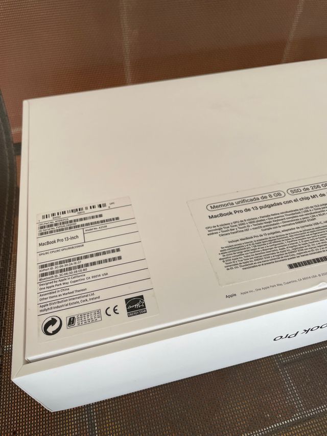 Caja del MacBook Pro (2020)