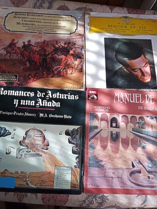 7 lp antiquísimos música clasica
