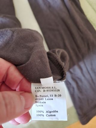 Camiseta mangas largas de Stradivarius talla S con