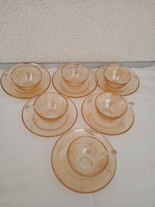 juego de café vintage duralex nuevo