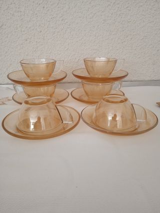 juego de café vintage duralex nuevo