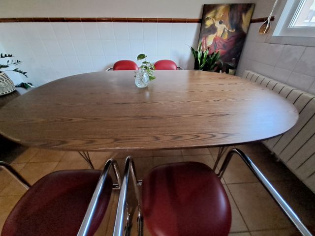 Mesa comedor ovalada de diseño 180x120 cm