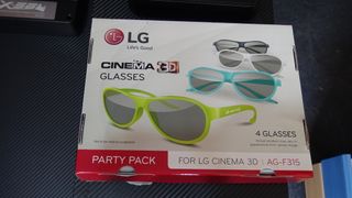 Pack gafas 3d LG Party pack - Sin usar