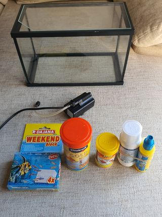 Acuario 8 Litros con bomba