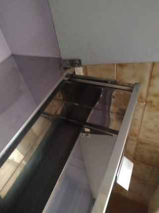 Armario baño de acero inoxidable